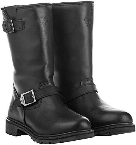 Highway 21 Unisex-Adult Primary Engineer Boots (Black, Size 9